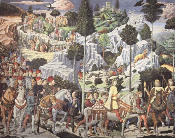 Benozzo Gozzoli The Procession of the Magi oil painting picture